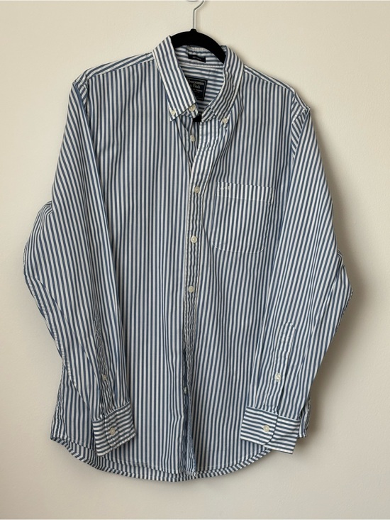 Abercrombie & Fitch Other - Abercrombie & Fitch Blue and White Striped Button-Down Shirt